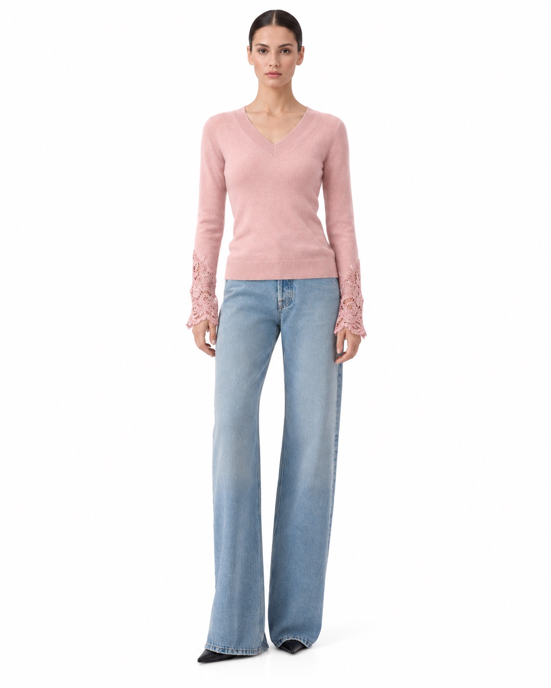 Пуловер из кашемира Blush cashmere